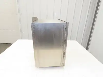 Marsh 17x16x10" Stainless Steel Industrial Computer Monitor Enclosure