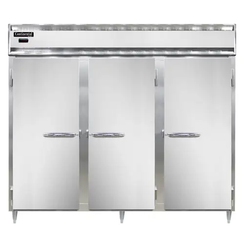 Continental DL3WE Full Height Insulated Mobile Heated Cabinet W/ (57) Pan Capacity, 208-230v/1ph