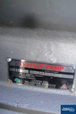 USED Tri-Clover 2.5" X 2" TRI CLOVER CENTRIFUGAL PUMP, S/S, 1.5 HP