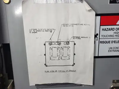 2000 Amps, 4760 Volts, 3 Phase Switchgear Unit