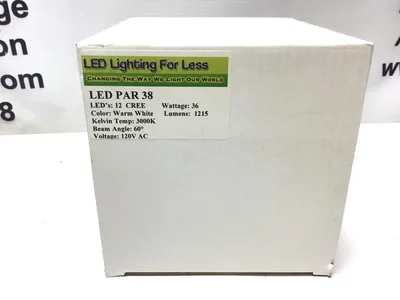 LED PAR 38 12 Cree 36 watts 1215 Lumens Warm White LED Light Bulb