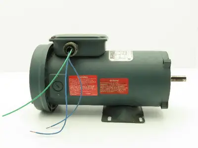 Reliance Electric T56S2009A 90V DC Motor 3/4Hp 7.6A 1750 RPM 56C TEFC