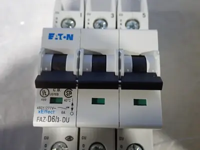 New | in-Stock EATON FAZD6/3DU Circuit Breakers | HGR 24 #731933
