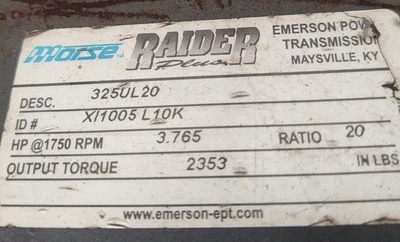 🔥Roach 21'x30" Power Conveyor 1/2 Moon Material Belt in Good Condition
