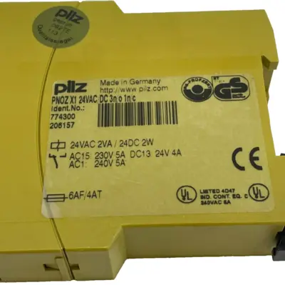 NEW PILZ PNOZ-X1-24VAC/DC-3N/O-1N/C SAFETY RELAY 774300 PNOZX124VACDC3NO1NC