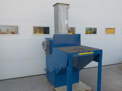 Industrial Down Draft Grate Table with Donaldson Torit Model 80 Cab Collection Unit, 230/490 Volts, ...