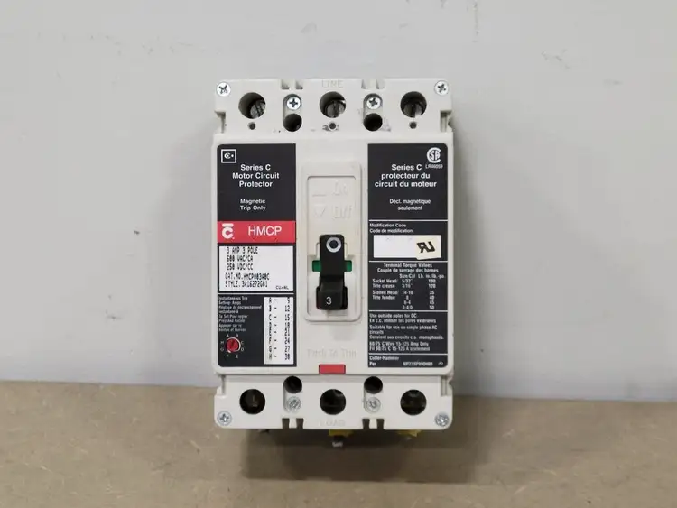 Used CUTLER-HAMMER HMCP003A0C Switchgears British Columbia CA | Lenmark #327881
