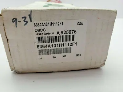 ASCO 8364A101H1112F1 1/4" 3W 24VDC Spool Solenoid Valve New