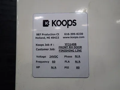 Koops Control Cabinet