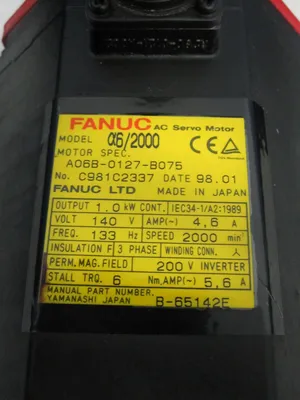 USED FANUC A06B-0127-B075