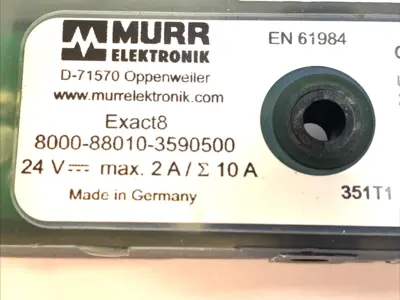 Used Murr Elektronik Terminal Block 8x M8 3-Pole Terminal Blocks Michigan US | Maverick Industrial Sales #1398832