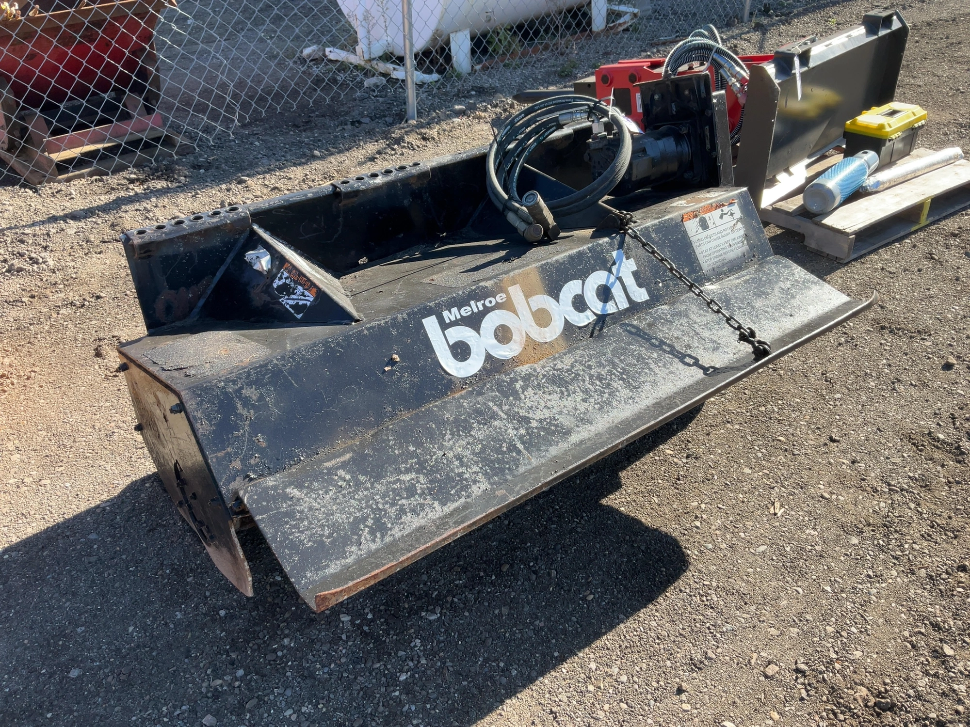 Used BOBCAT HYDRAULIC ROTOTILLER SKID STEER ATTACHMENT Rotary Tillers Michigan US | Miedema Asset Management Group #1579241