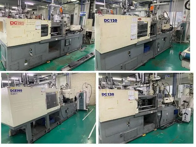 Used 2012 SUMITOMO, &  NISSEI + ROBOTS AND AUXILIARY EQ. SE130DU-C360    /  DC120-9A Injection Molding Machines Florida US | ESCOBAR TRADING, INC. #202805