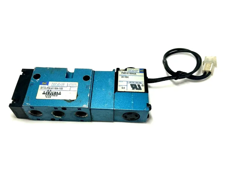 Used MAC VALVES SOLENOID VALVE 5/2 WAY. 24VDC COIL 8.5W Solenoid Valves | Maverick Industrial Sales #1117512