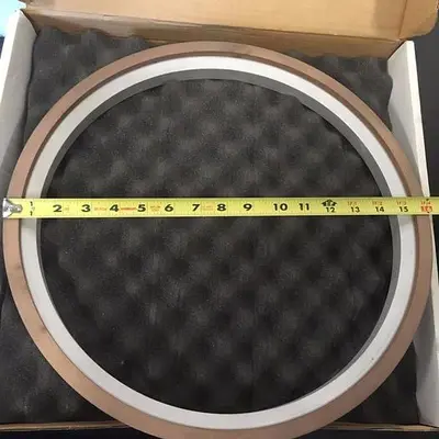 STAINLESS CLAMPING RING WITH COPPER ONLAY