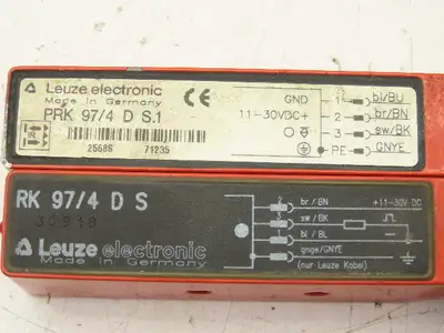 Leuze PRK 97/4 D S.1 Photoelectric Sensor 10-30VDC  Lot of 2