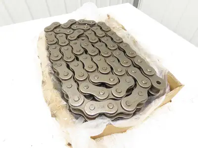 Tsubaki RS140-3-RP 3 Strand Roller Chain 1-3/4" Pitch Riveted 1" Roller 10 Feet