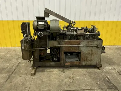 1" ECONOMY MODEL S-4300 LATHE-STYLE AUTOMATIC METAL SHAVING MACHINE: YOBRO #24561