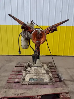 1000 X 20" CWP MOTORIZED COIL REEL UNCOILER: STOCK #19545