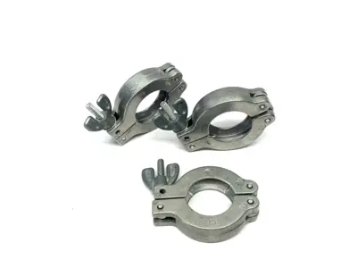 USED AGILENT WING NUT QUICK-CLAMP NW25 METALLIC FINISH