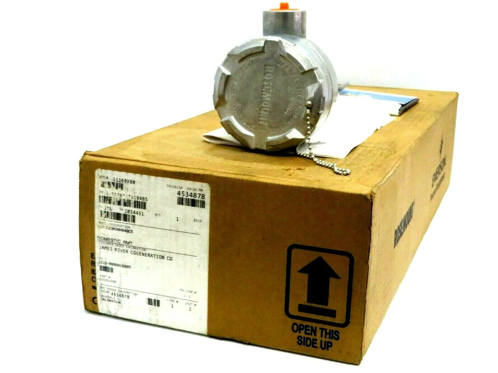 NEW EMERSON ROSEMOUNT GN7 R23A30N040E5 TEMPERATURE SENSOR 00079-0325-0002