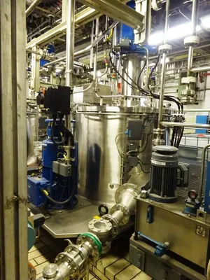 (3) Krauss-Maffei VZO-125/3.2C perforate basket centrifuges, Incoloy 926.