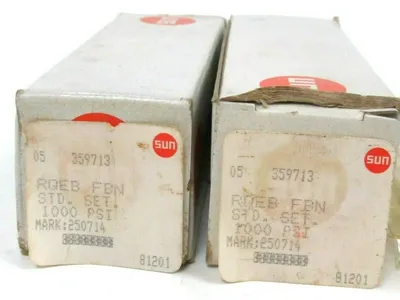 2 NEW SUN HYDRAULICS RQEB FBN 359713 DOWN RELIEF VALVES