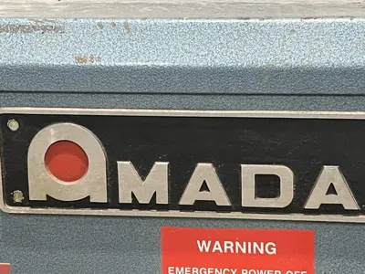 4' (48") X 10 GA AMADA MODEL #S-1232 HYDRAULIC SHEAR: STOCK #18197