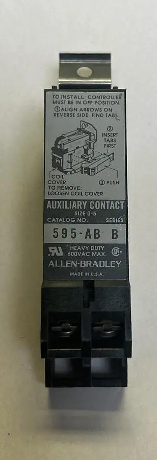 Used ALLEN-BRADLEY 595-AB Miscellaneous Equipment (Electrical & Power) | Surplus Asset Holdings #1193644