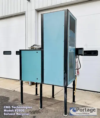 USED 2008 CBG TECHNOLOGIES F2500 SOLVENT RECYCLER
