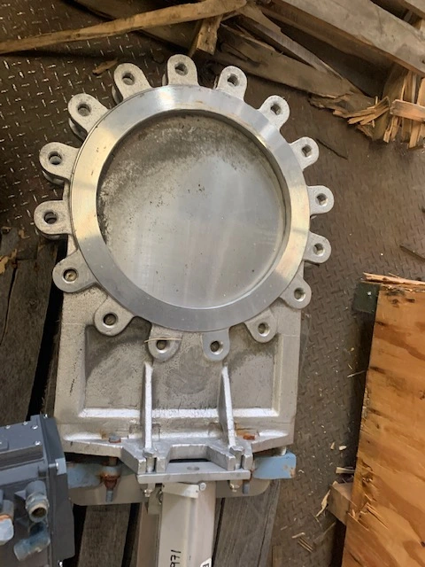 Fabri-Valve 16"-150 Knife Gate Valve with Pneumatic Actuator