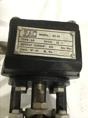 BDK DN150/91L/QT-35 Butterfly Valve 6″In 32:1 Ratio
