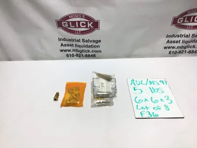 Parker CP16 Brass/029AJ SS Fittings(Lot of 8)