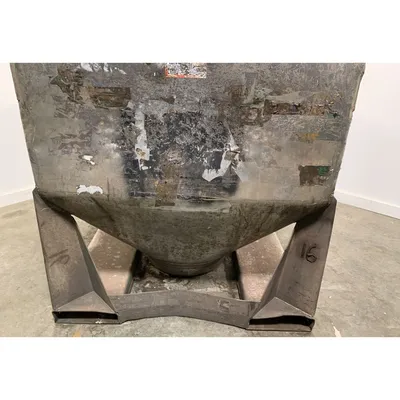 Used 1000 Liter (35 cu. Ft) IBC Matcon Stainless Steel Portable Tote Bin