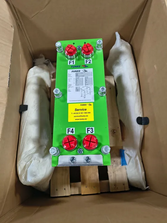 Used FUNKE FP 05-57-1-V-1 Heat Exchangers South Carolina US | ESS Industrial Equipment Sales #1308992