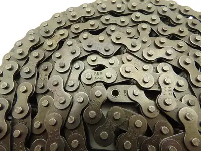 Rexnord 843-BC Tabletop Chain Guide Steel Base Roller Chain 1/2" Pitch 10'L