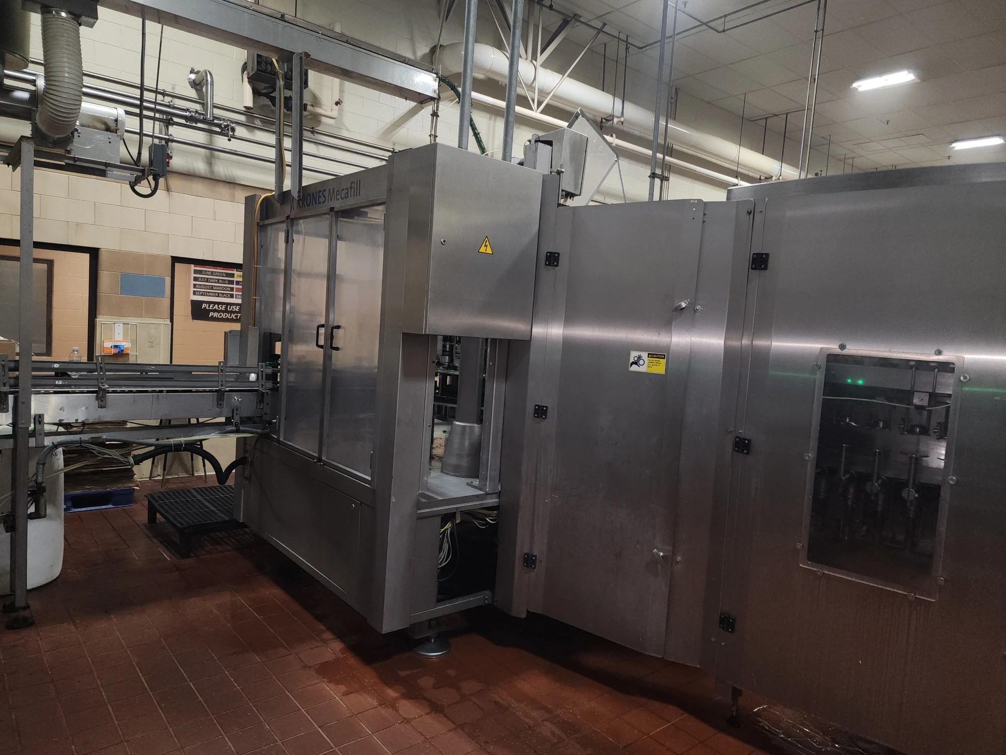 Used KRONES MECAFILL 108 VALVE Bottle Fillers South Carolina US | Beverage Industries #1359641
