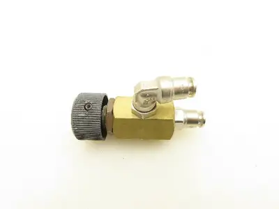 Adjustable Elbow Air Flow Control Needle Valve 5 Turn 1/8" Lot of 9