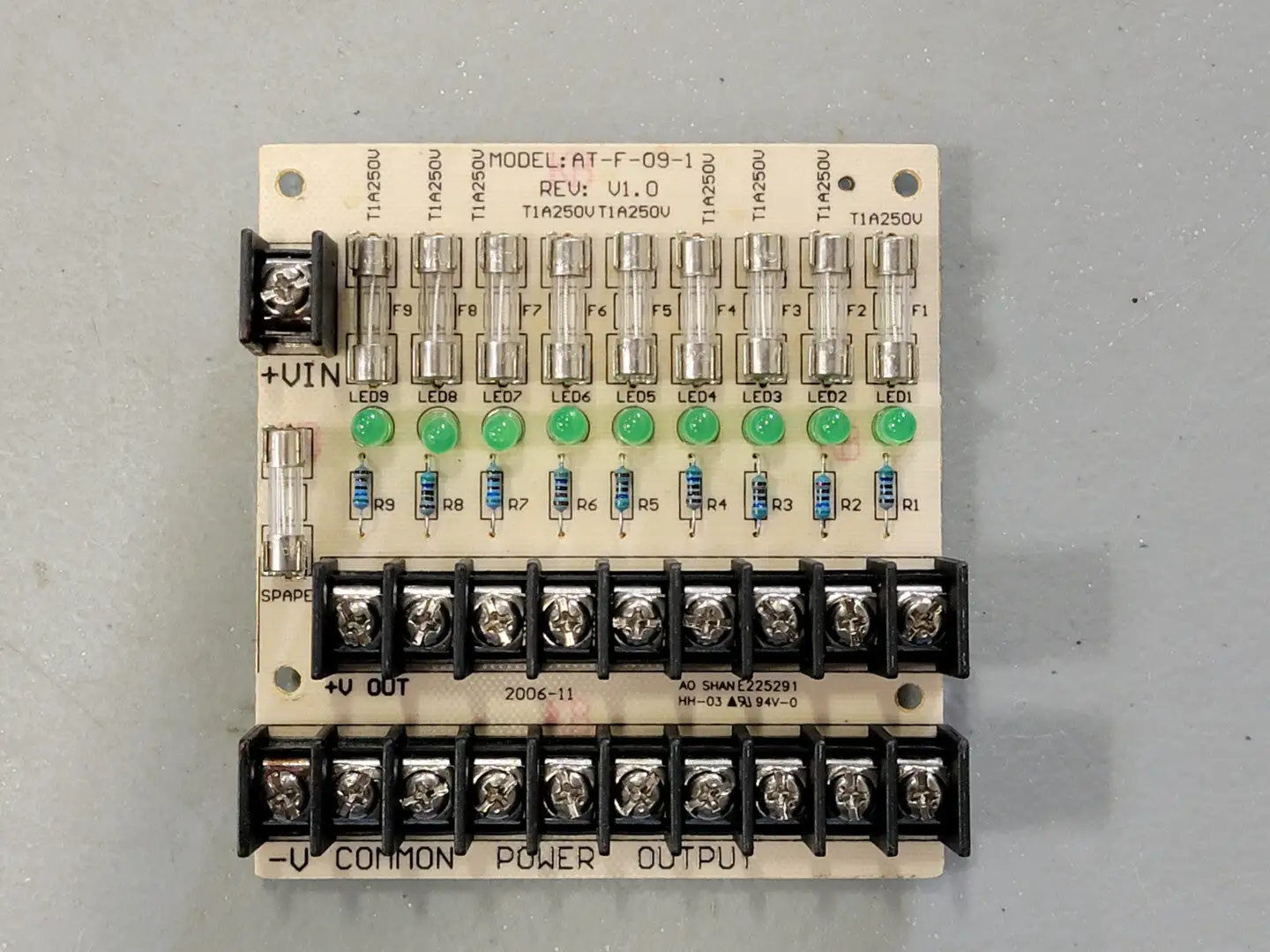 Circuit Board AT-F-09-1 for CCTV Camera Power Supply Box