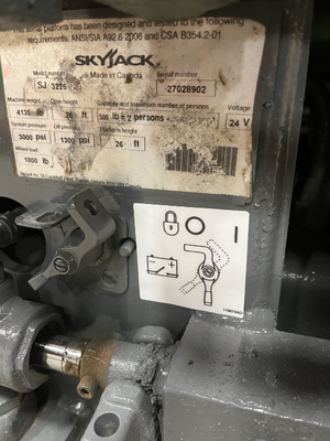 USED 2016 Skyjack SJ3226