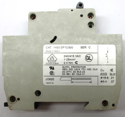 USED ALLEN BRADLEY 1492-SP1D300