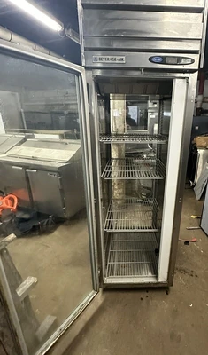 174-0137 Beverage Air PRD1-1BG Self Contained Pass Through Glass Door Cooler