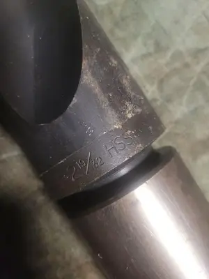 USED MORSE 2 19/32'' HSS TWIST DRILL