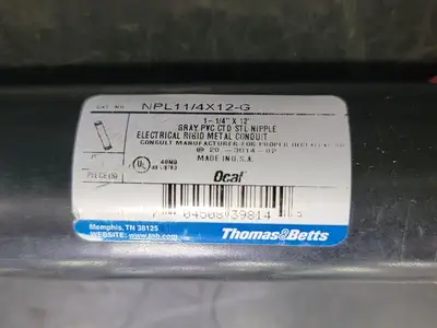 NEW THOMAS & BETTS NPL11/4X12-G