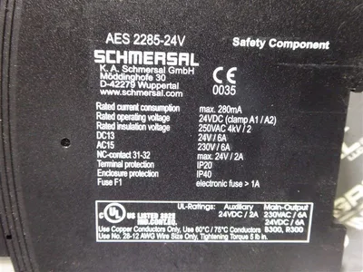 Schmersal AES 2285-24V Safety Relay Used