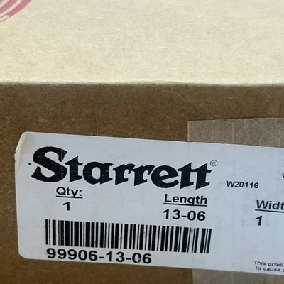 NEW Starrett 9906-13-06