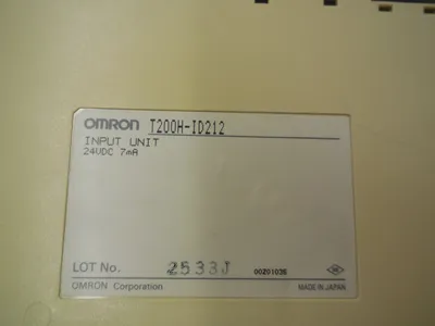 USED OMRON T200H-ID212 INPUT UNIT T200HID212