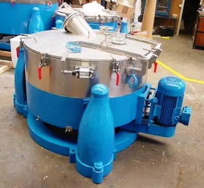 Comteifa FT-12-B perforate basket centrifuge, 316L SS.