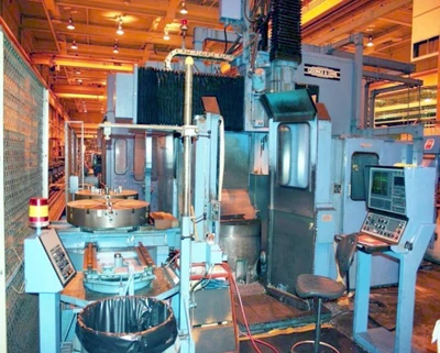 Used 1989 GIDDINGS & LEWIS 42" VTL Vertical Boring Mills (incld VTL) Pennsylvania US | Hadanich Machine #1443550