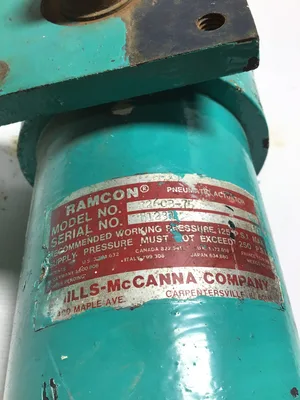 Hills-McCanna Ramcon R260B-75 Pneumatic Actuator
